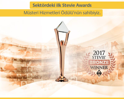 Sektördeki İlk Stevie Awards