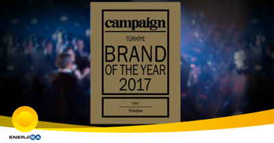 ‘Brand of the Year’ in Energy Industry is Enerjisa!